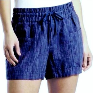Athleta | “Cabo” 100% Linen Drawstring Shorts, 4” Inseam